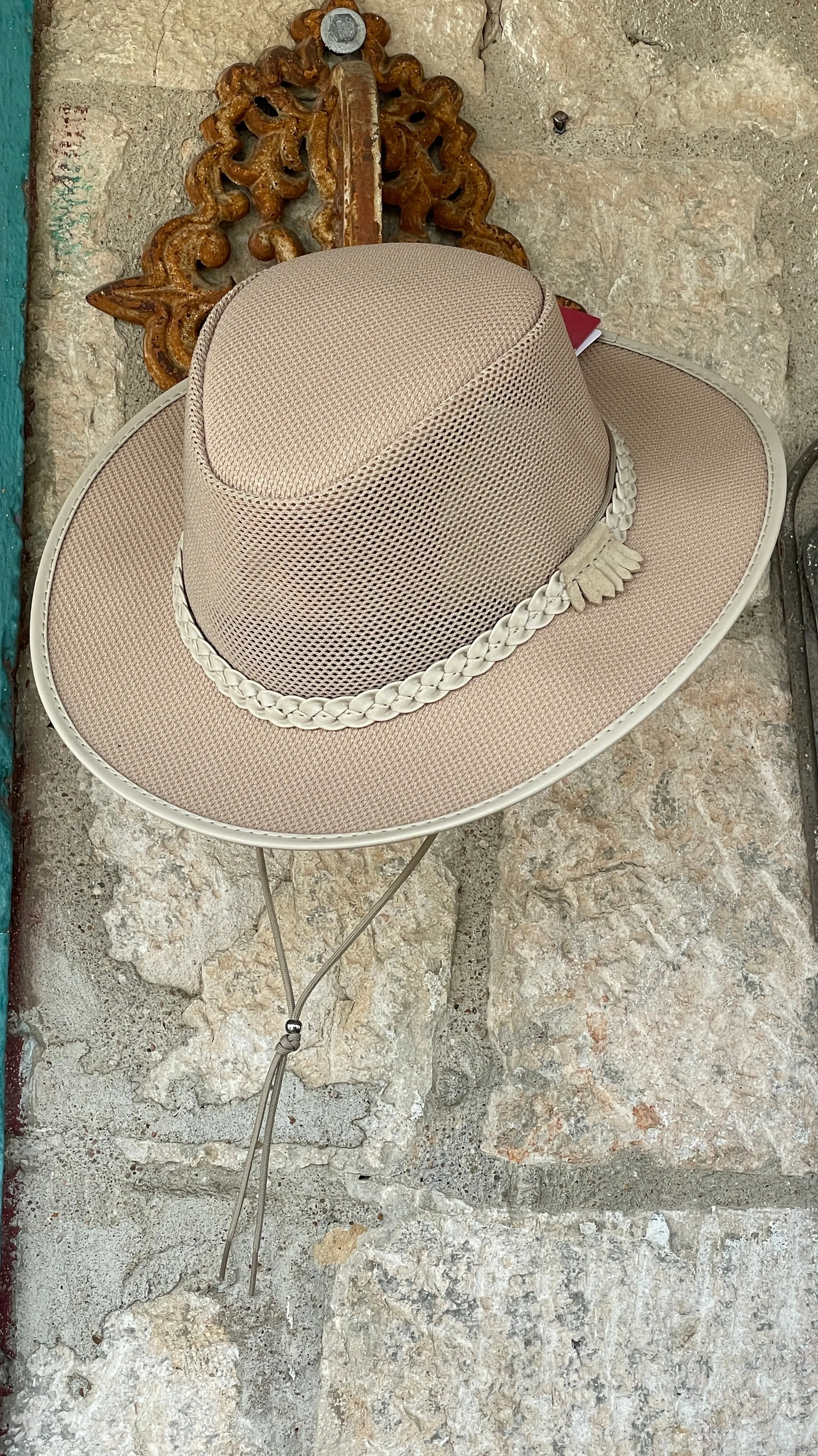 Mesh Soaker Sun Hat with Chin Strap