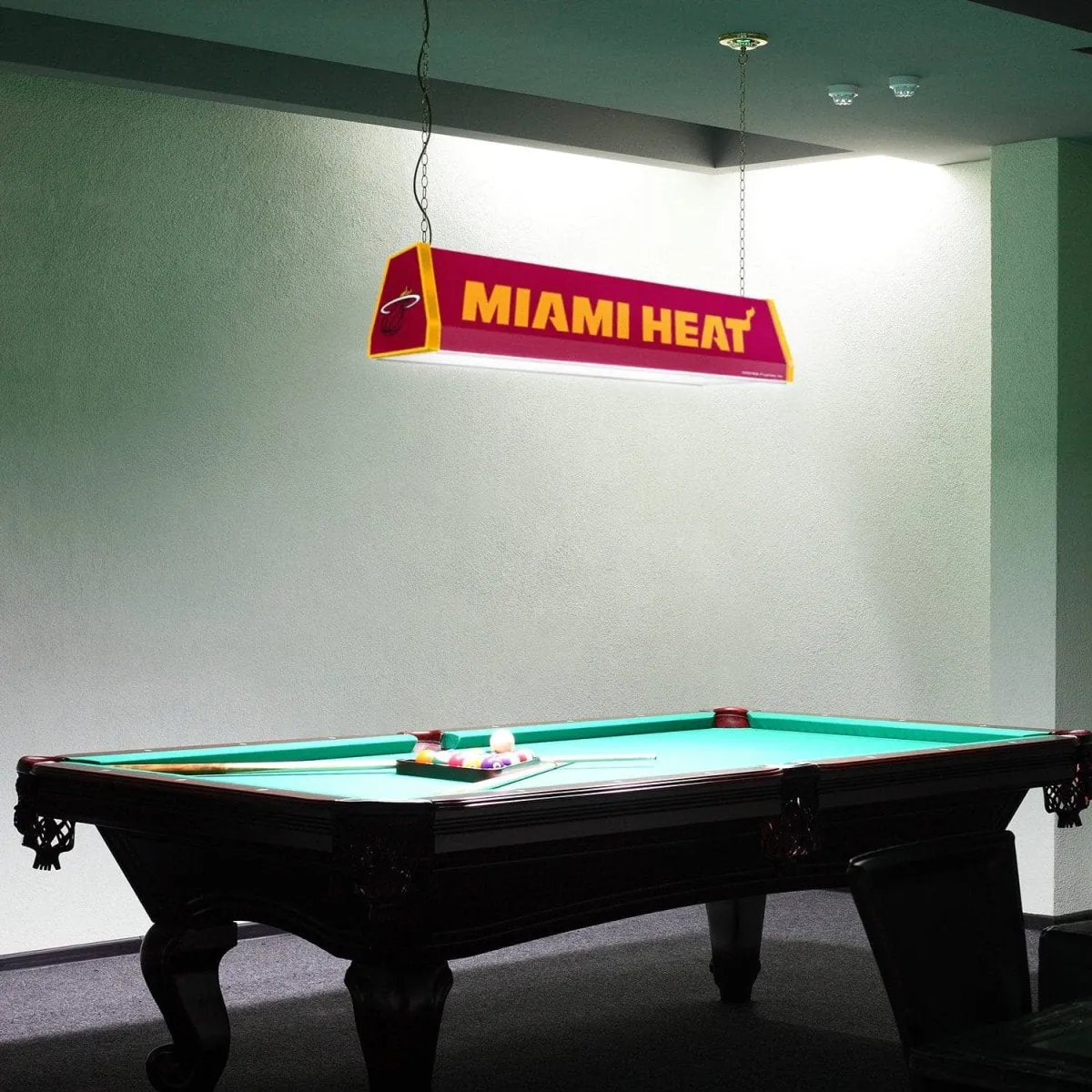 Miami Heat: Standard Pool Table Light
