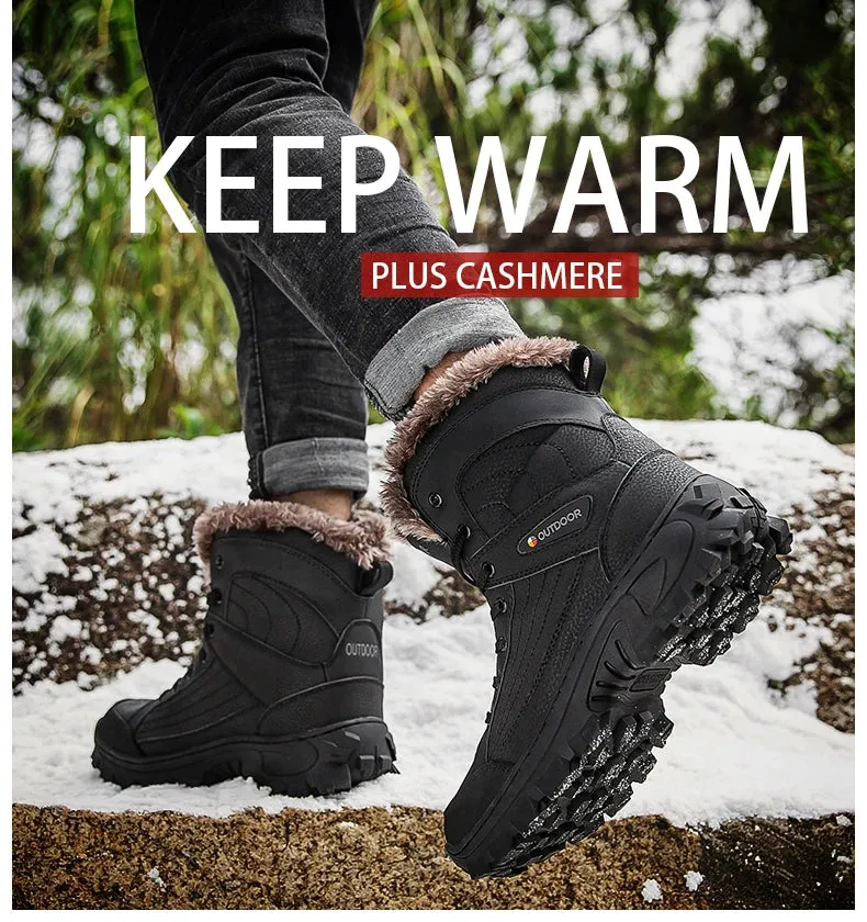 Milikuyou Genuine Leather Snow Boots
