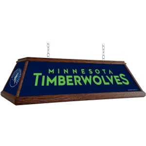 Minnesota Timberwolves: Premium Wood Pool Table Light
