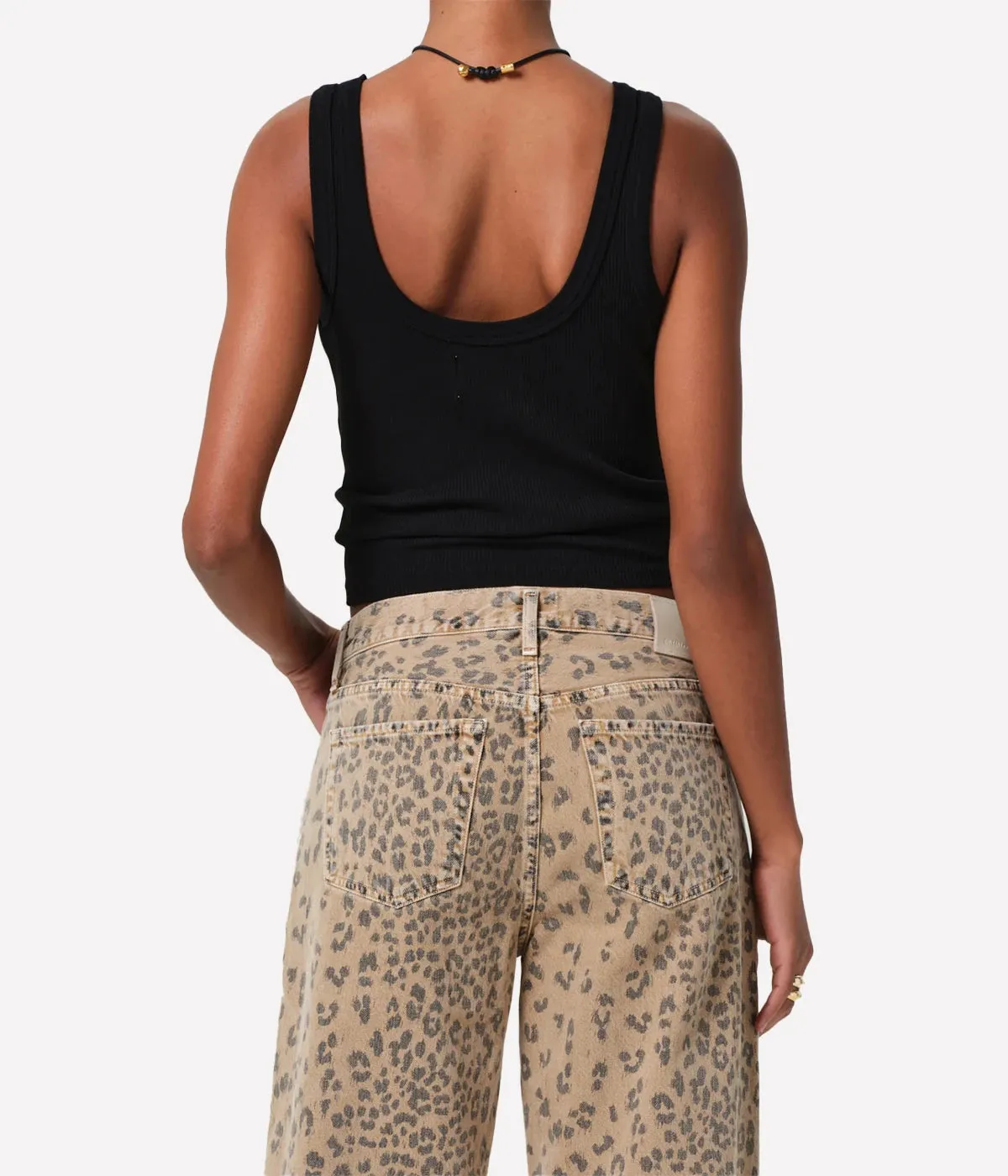 Miro Jean in Natural Cheetah