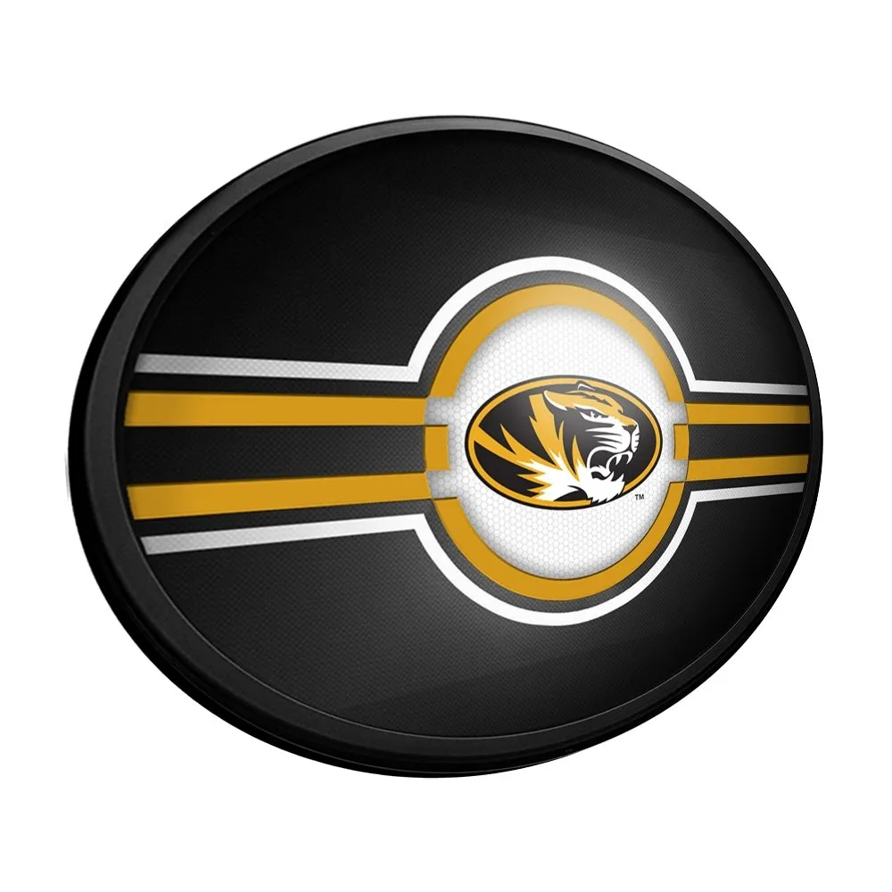 Missouri Tigers: Oval Slimline Lighted Wall Sign