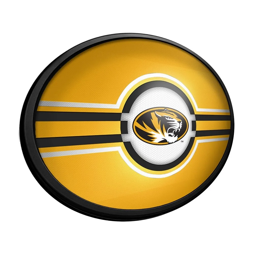 Missouri Tigers: Oval Slimline Lighted Wall Sign
