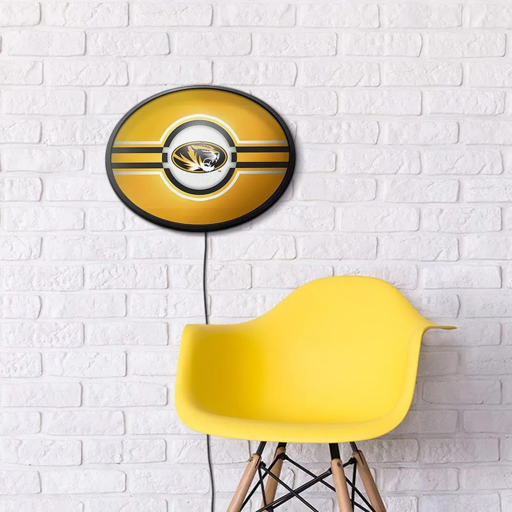 Missouri Tigers: Oval Slimline Lighted Wall Sign