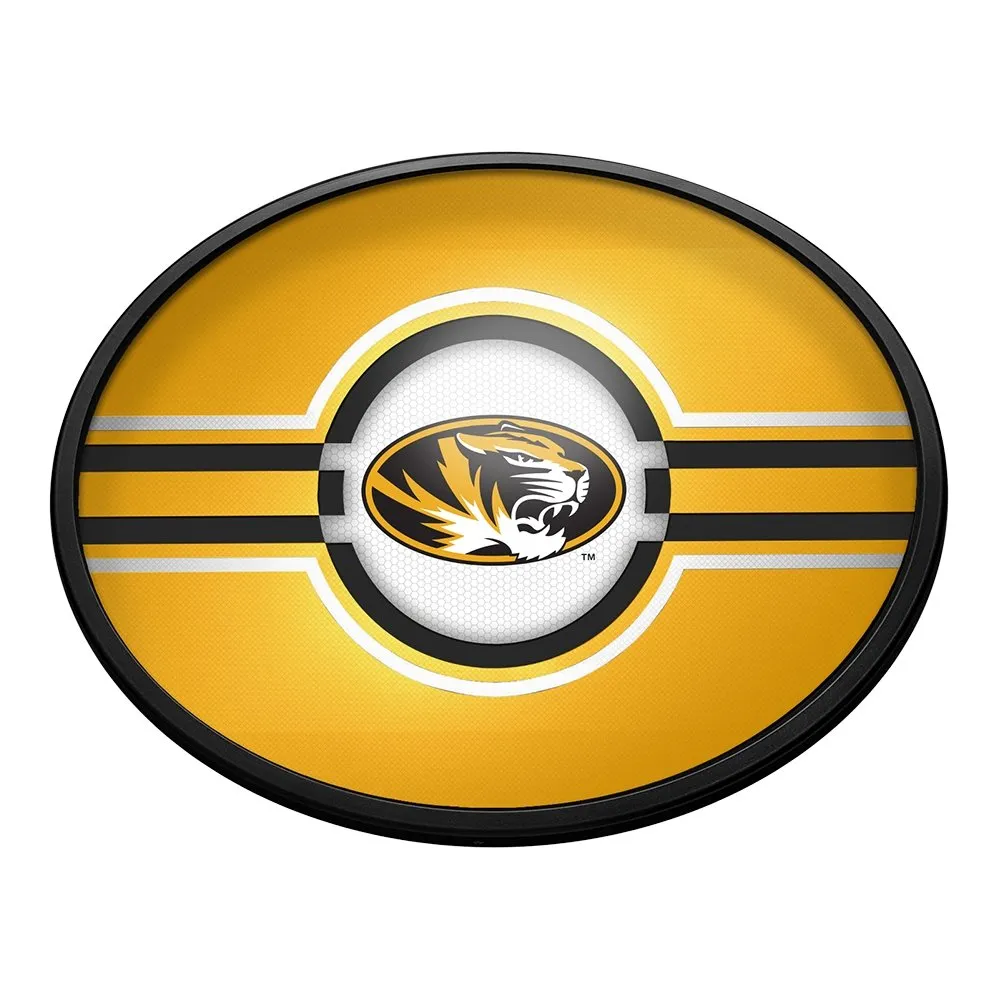 Missouri Tigers: Oval Slimline Lighted Wall Sign