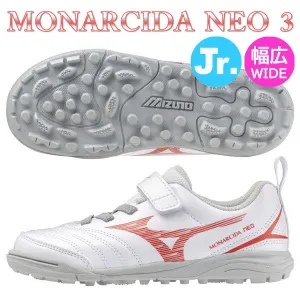 Mizuno Training Shoes Kids Monarcida Neo 3 Club KIDS AS NEO Junior MIZUNO Wide Soccer Futsal P1GE242660