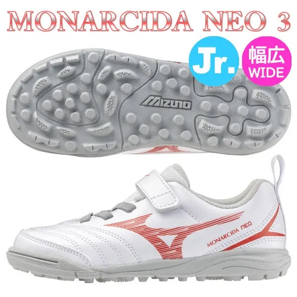 Mizuno Training Shoes Kids Monarcida Neo 3 Club KIDS AS NEO Junior MIZUNO Wide Soccer Futsal P1GE242660
