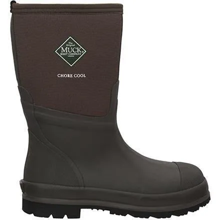 Muck Men's Chore XpressCool Mid 12" Waterproof Wellington Rubber Work Boot - CMCT-900