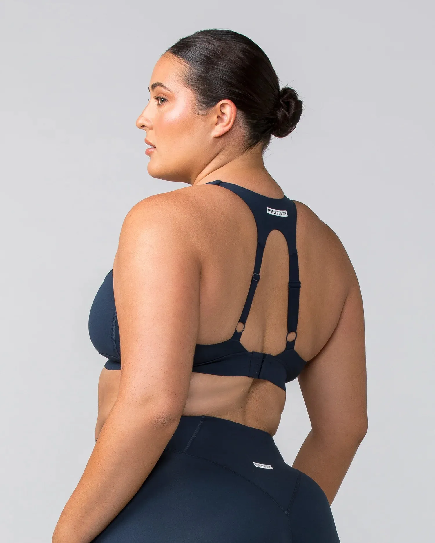Muscle Nation | Ascend Bra - Navy