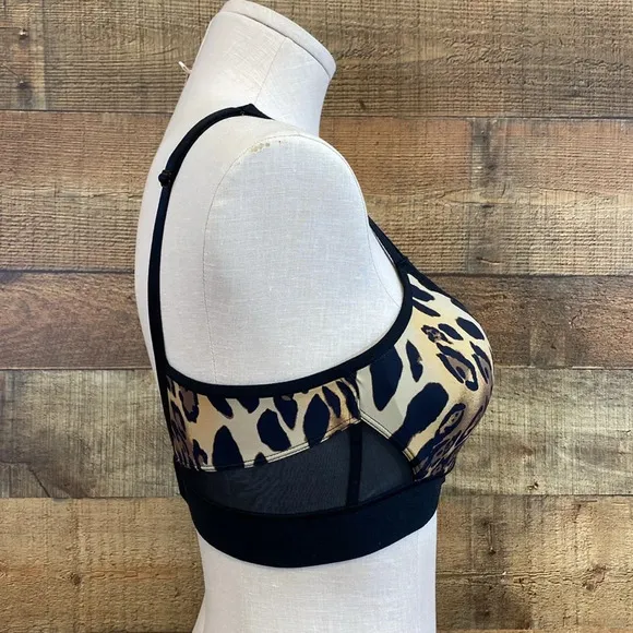 Natori Bra Women’s Size 34B Chestnut Leopard Gravity High Impact‎ Underwire