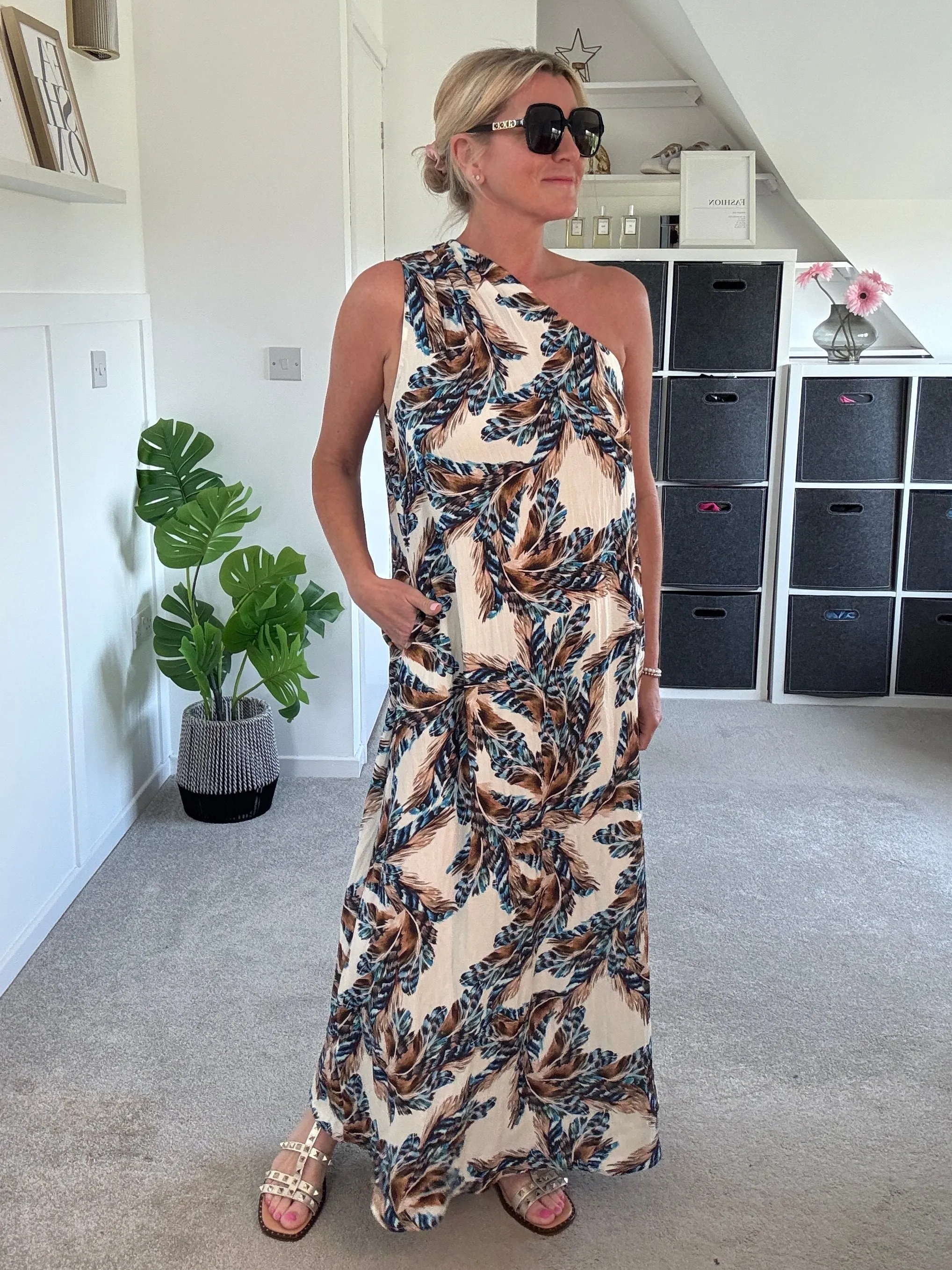 Navy Hearts Gia Dress
