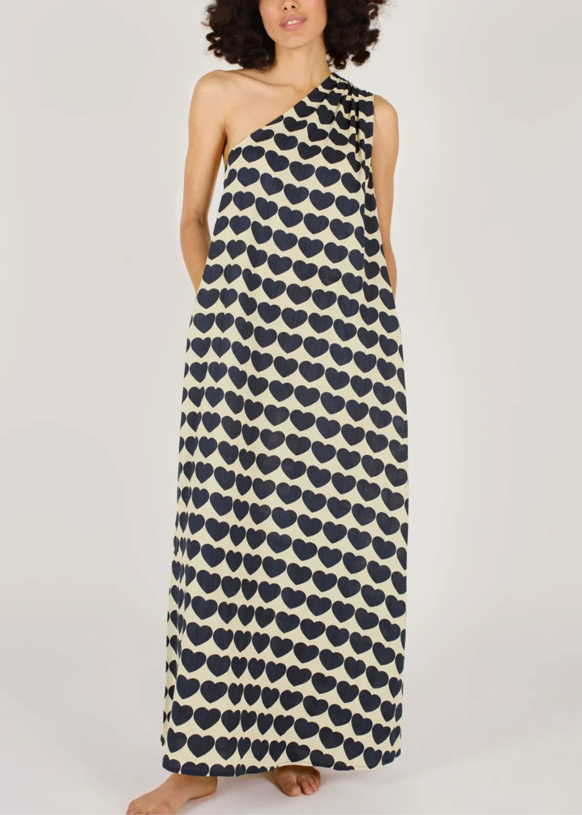 Navy Hearts Gia Dress