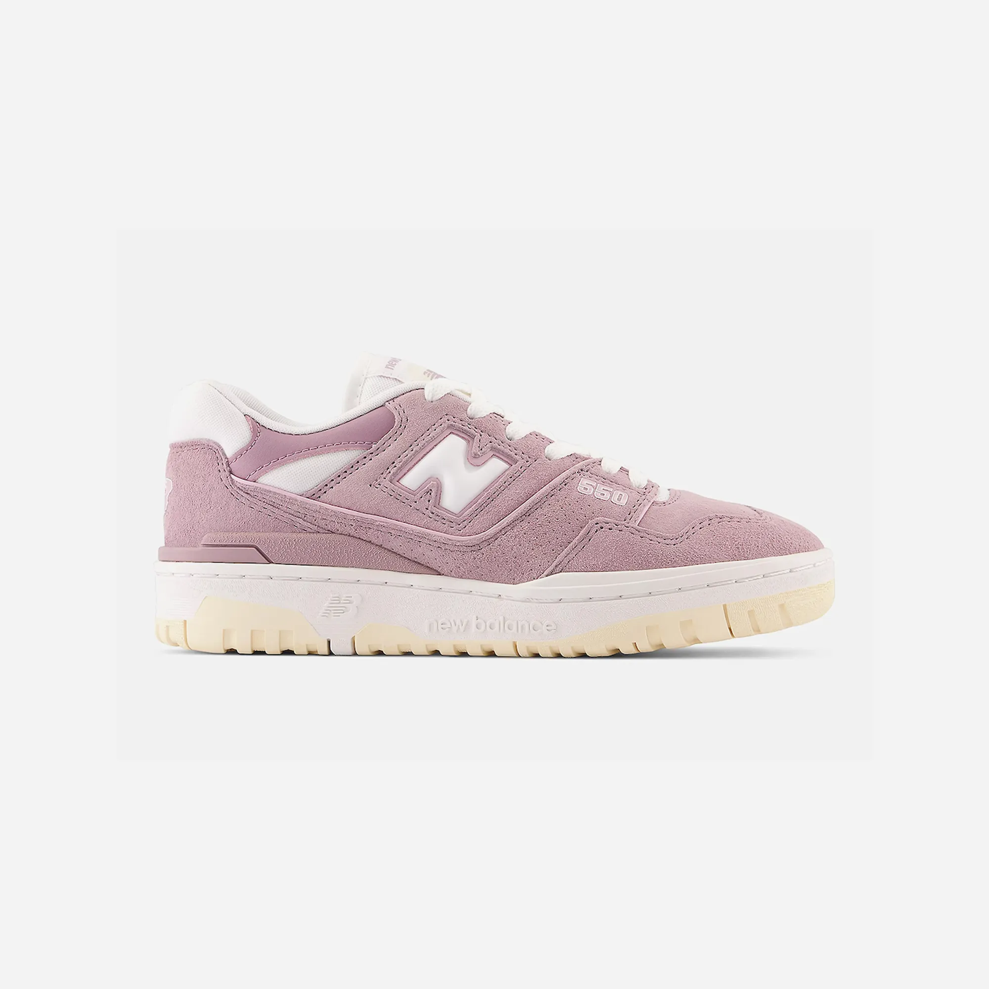 New Balance 550 Lilac Chalk Suede WMNS