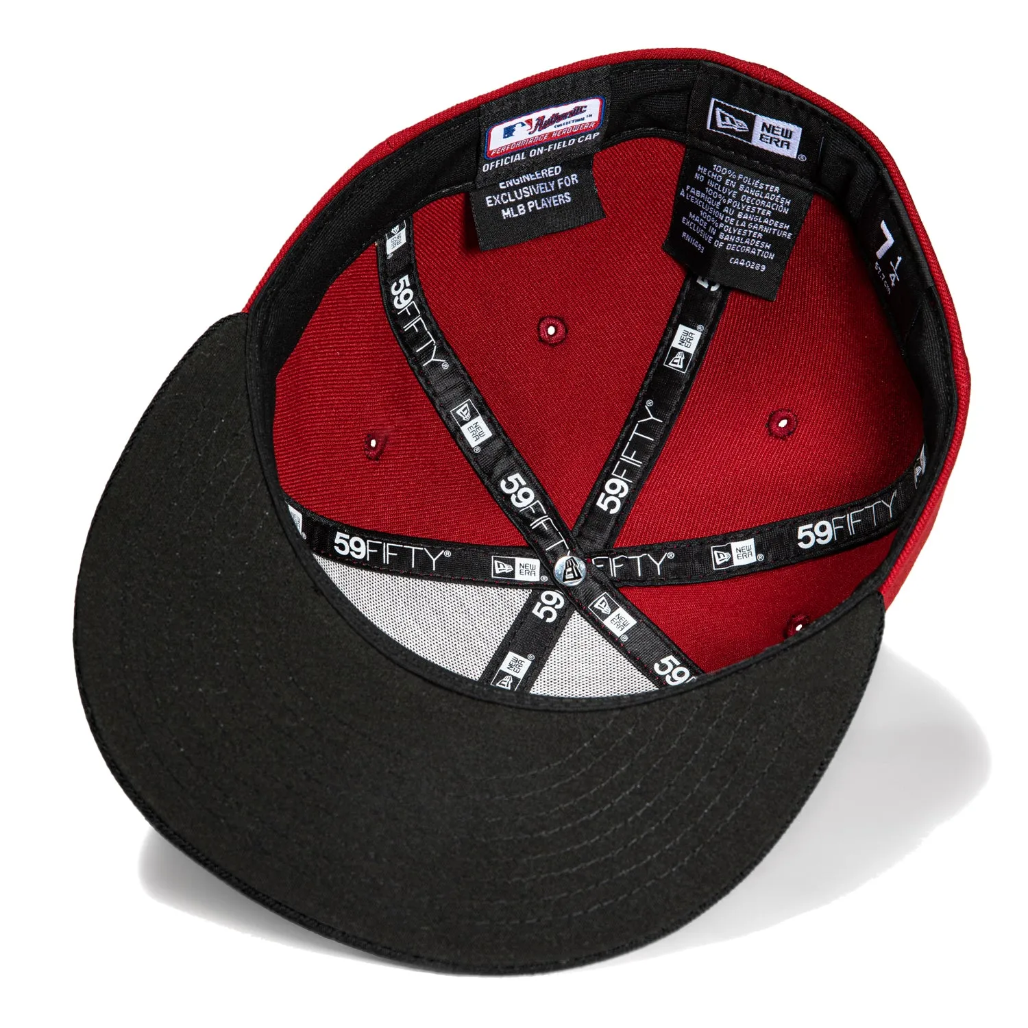 New Era 59Fifty Authentic Collection Arizona Diamondbacks 2024 Home A Hat - Sedona Red, Black