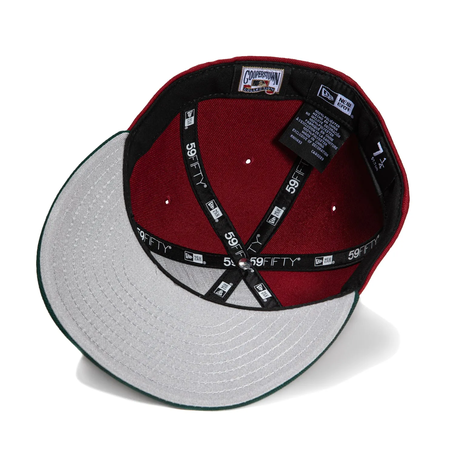 New Era 59Fifty Brick by Brick Chicago White Sox 95th Anniversary Patch Hat - Cardinal, Green
