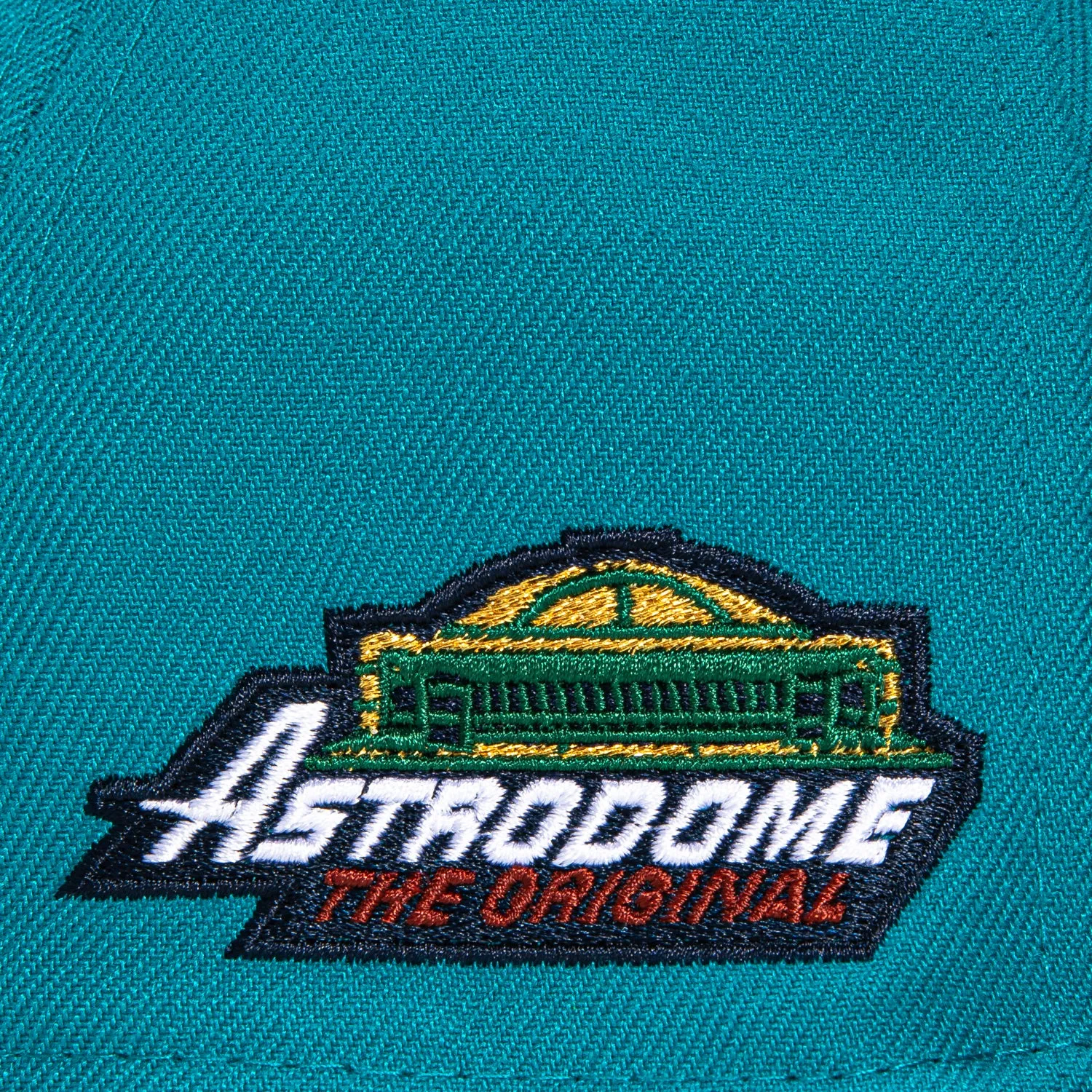 New Era 59Fifty Houston Astros Astrodome Patch Word Hat - Teal, Navy