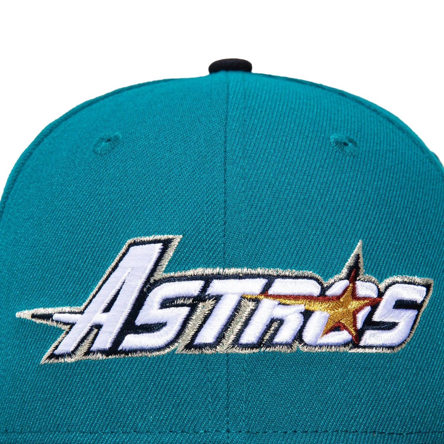New Era 59Fifty Houston Astros Astrodome Patch Word Hat - Teal, Navy