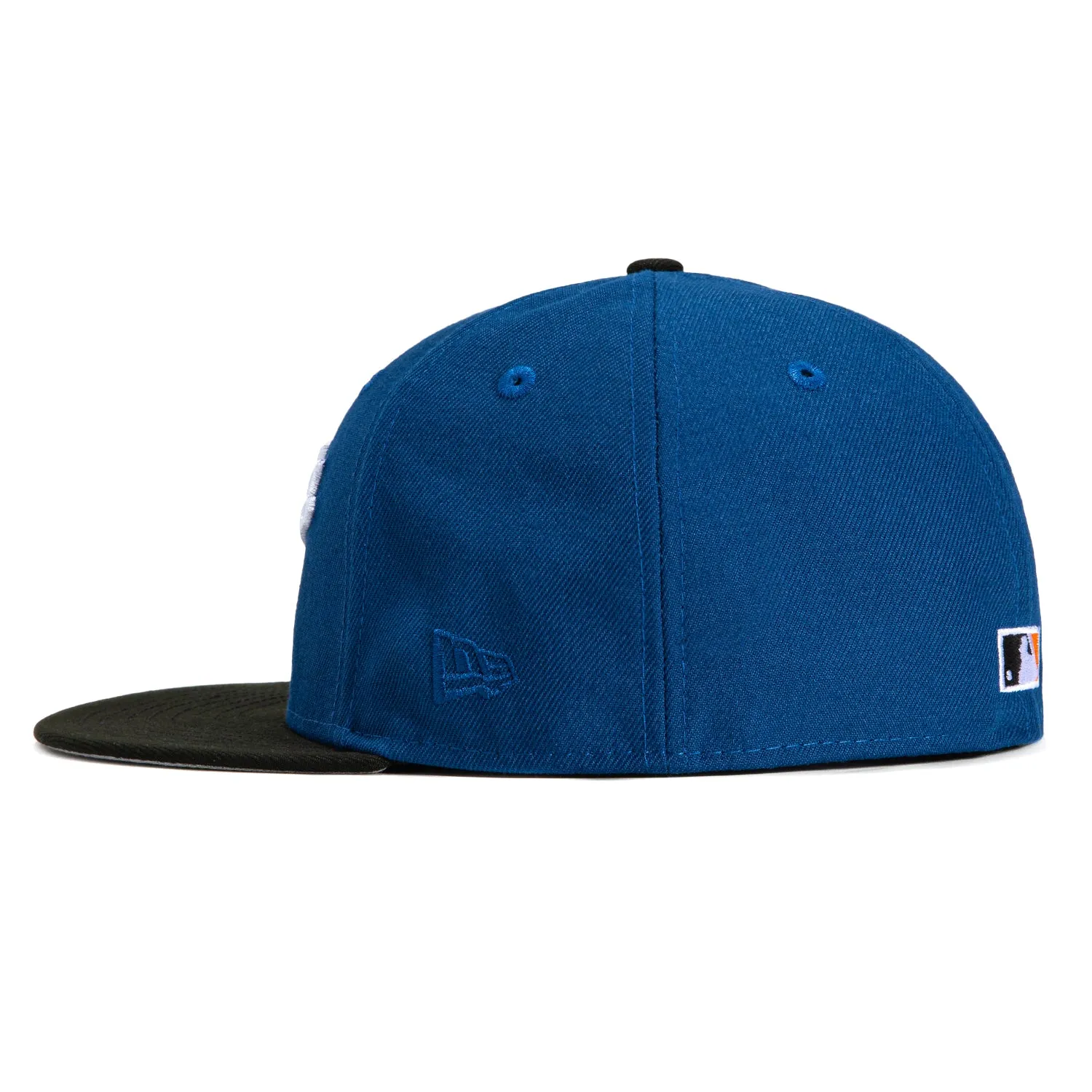 New Era 59Fifty Los Angeles Dodgers 50th Anniversary Stadium Patch Script Hat - Royal, Black