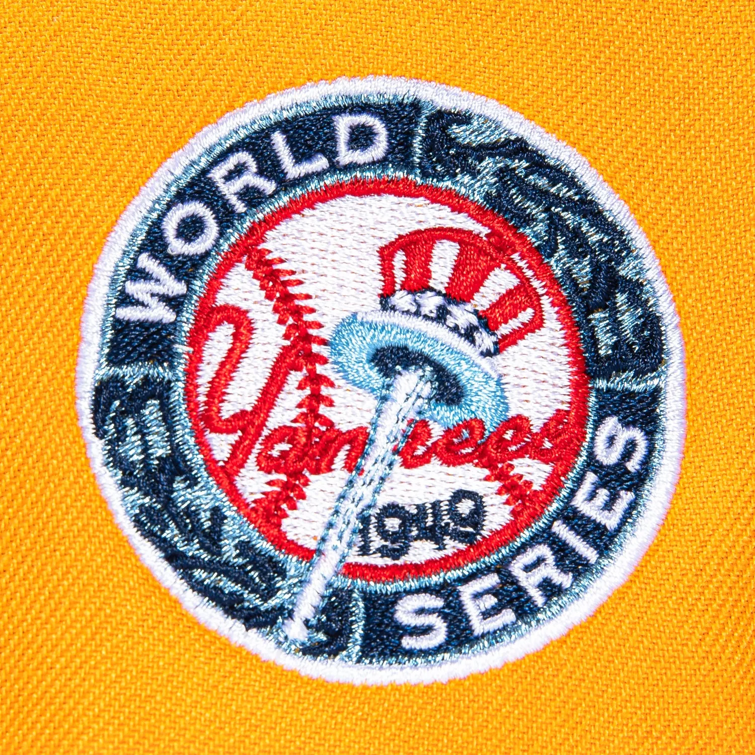 New Era 59Fifty New York Yankees 1949 World Series Patch Hat - Light Orange