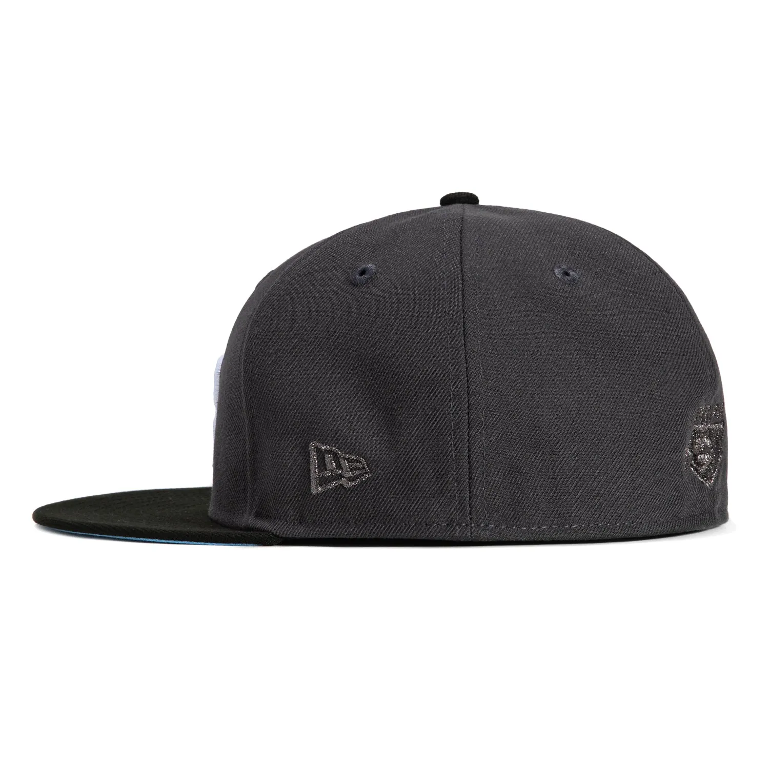 New Era 59Fifty Puerto Rico Flag Patch PR Hat - Graphite, Black