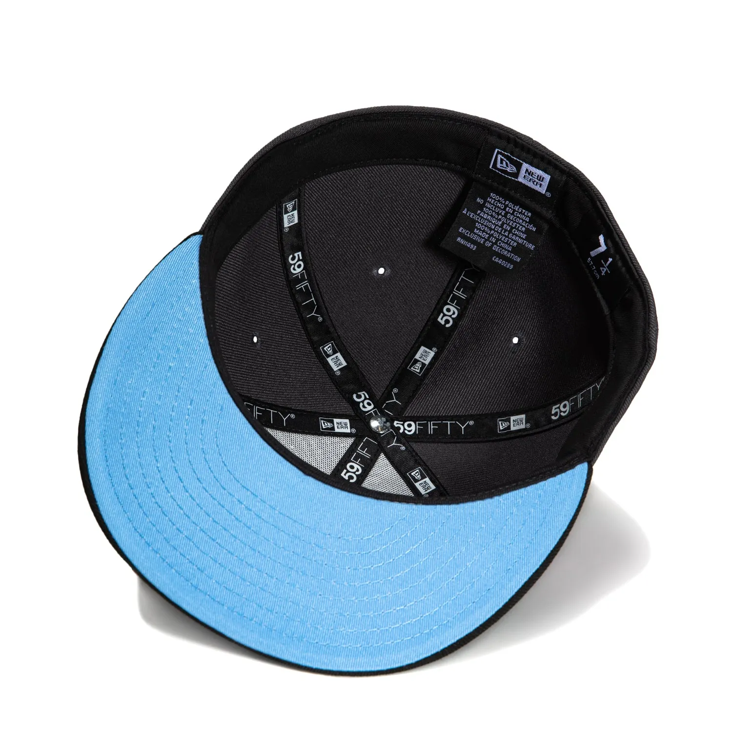 New Era 59Fifty Puerto Rico Flag Patch PR Hat - Graphite, Black