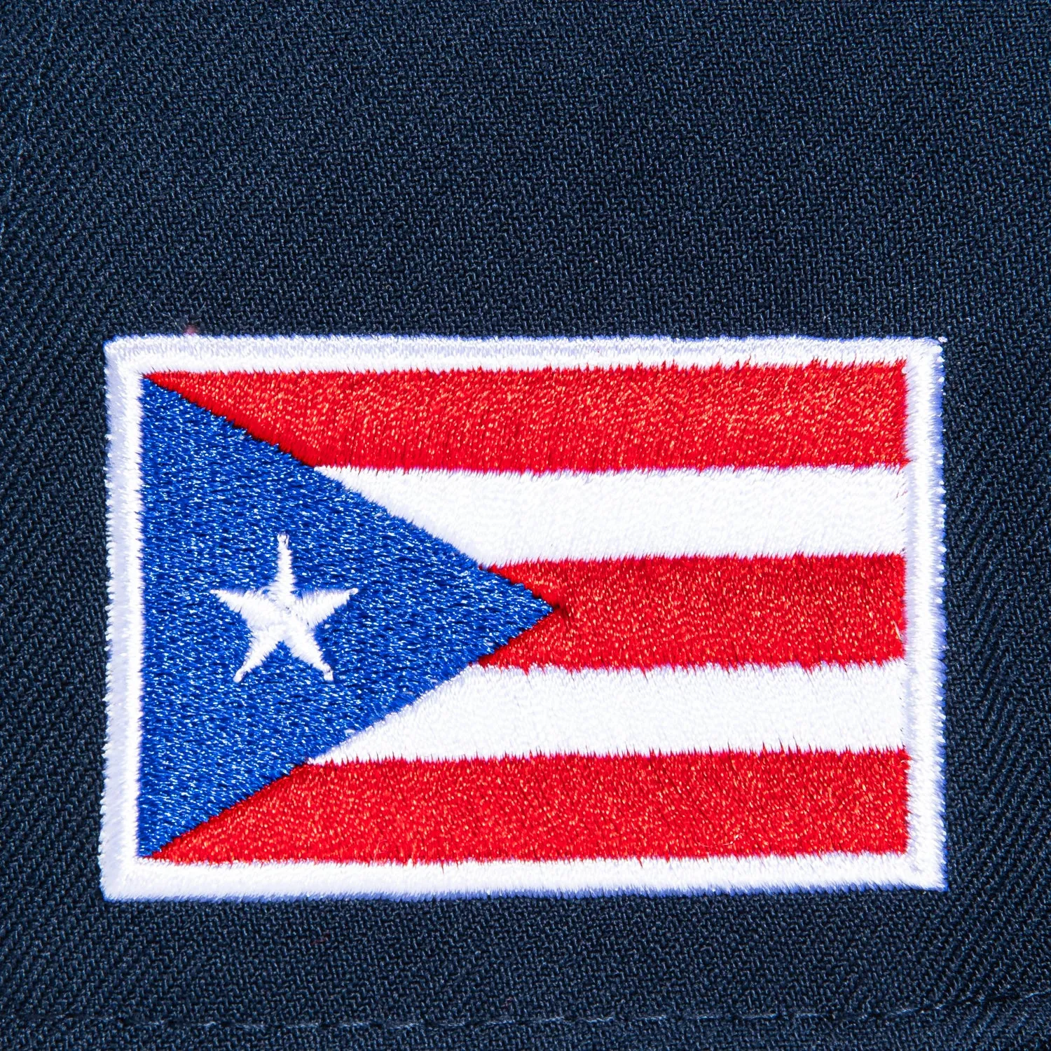 New Era 59Fifty Puerto Rico Flag Patch PR Hat - Navy, Black