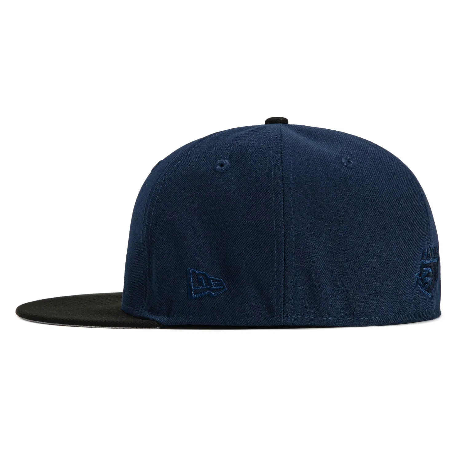 New Era 59Fifty Puerto Rico Flag Patch PR Hat - Navy, Black