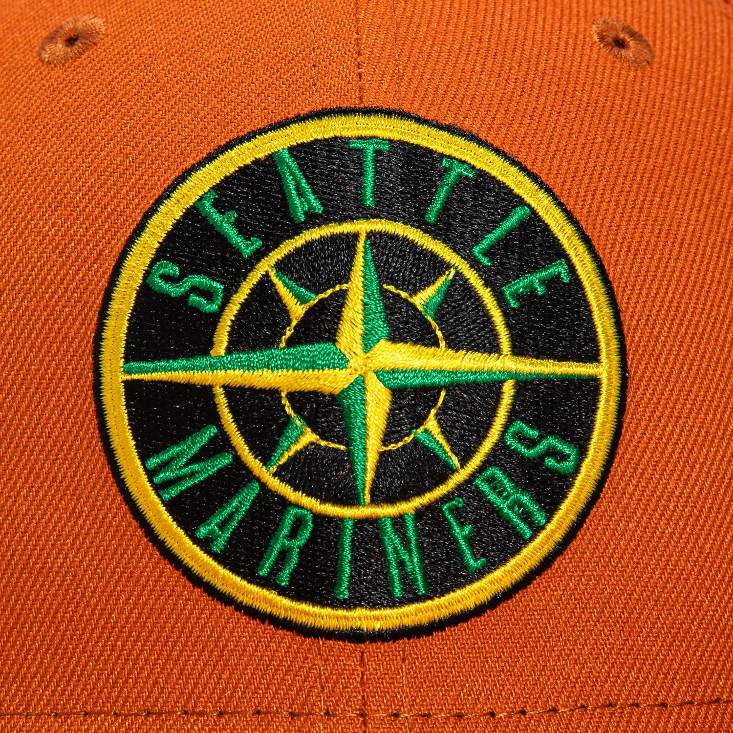 New Era 59Fifty Stoney Seattle Mariners 30th Anniversary Patch Logo Hat - Burnt Orange