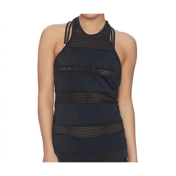 NEW EXIST BY NEXT galaxy activated 2-in-1 high neck tank top with sports bra in