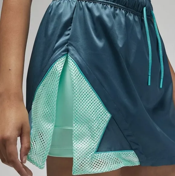 Nike Jordan Essentials Ash Green Tennis Skirt With Shorts Women Plus Size 1X NWT
