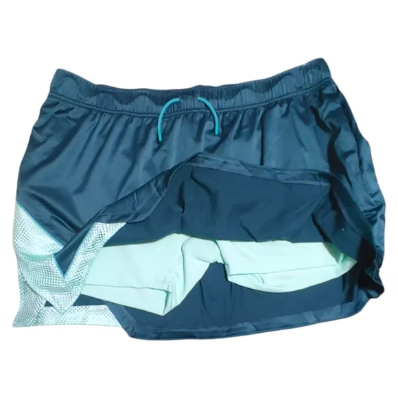 Nike Jordan Essentials Ash Green Tennis Skirt With Shorts Women Plus Size 1X NWT