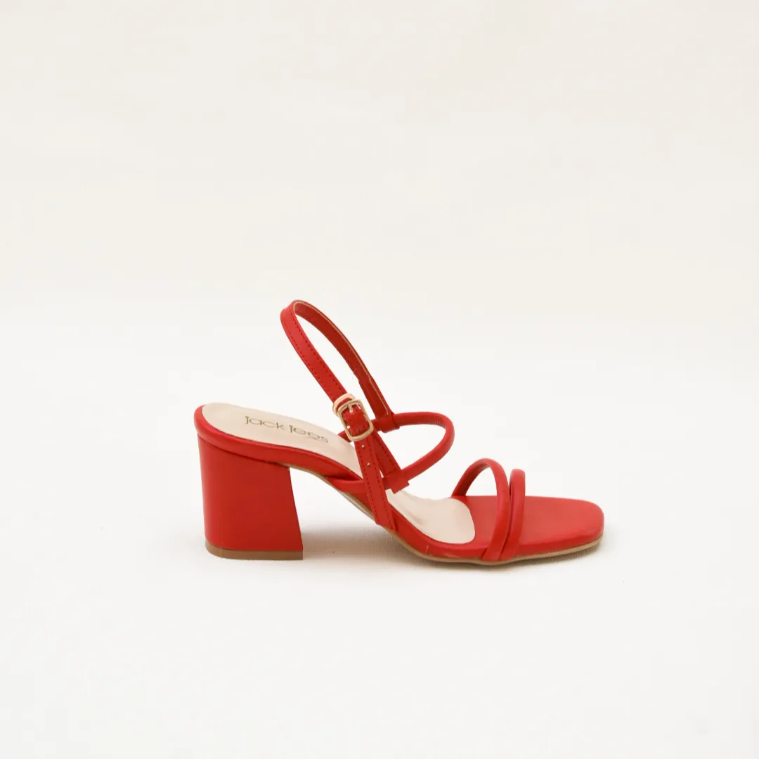 Noir Chic Sandals Red