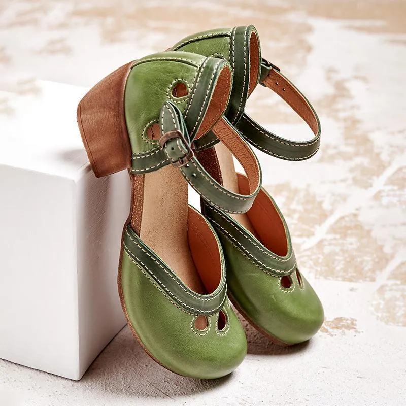 Nova - Comfort Sandals with Low Heels
