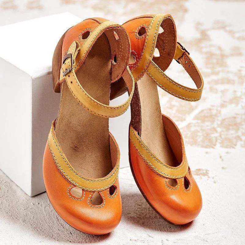 Nova - Comfort Sandals with Low Heels