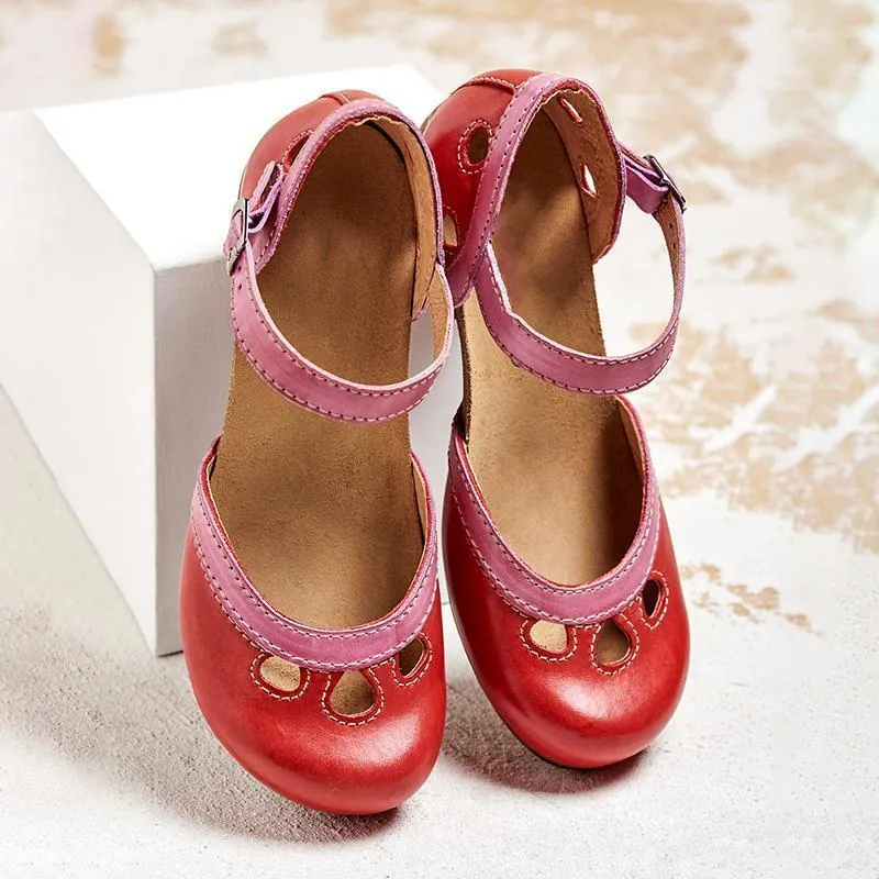 Nova - Comfort Sandals with Low Heels