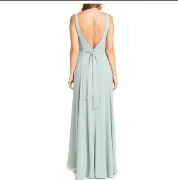 NWT Show Me Your Mumu Jenn Dress Silver Sage Crisp 2X