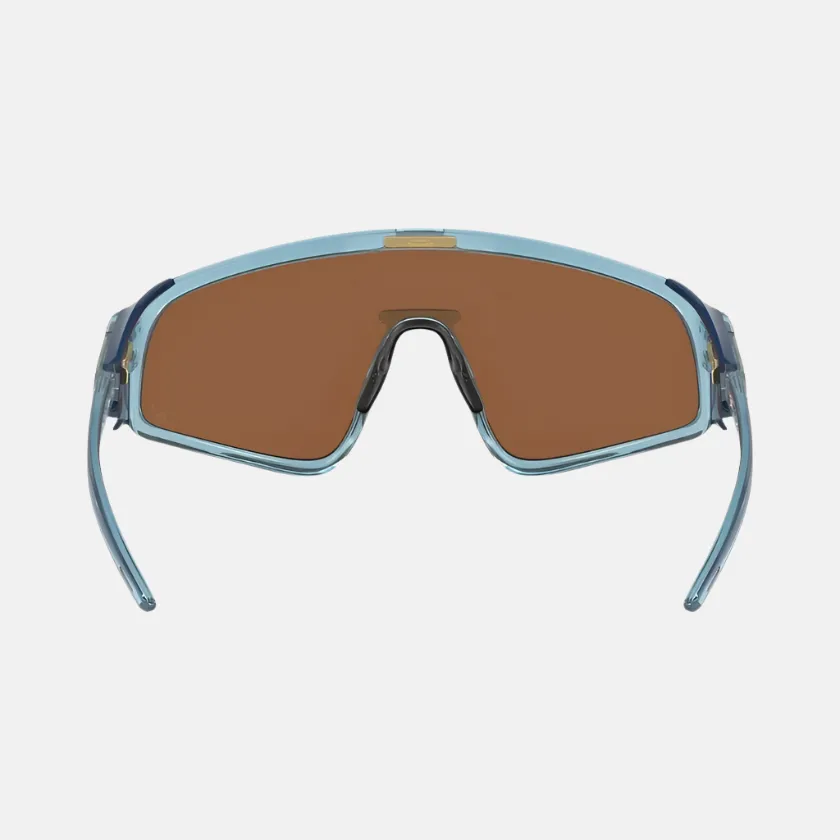 Oakley Latch Panel Prizm Tungsten Lenses Sports Sunglasses -Transparent Stonewash