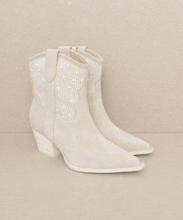 Oasis Society Cannes - Pearl Studded Western Boots