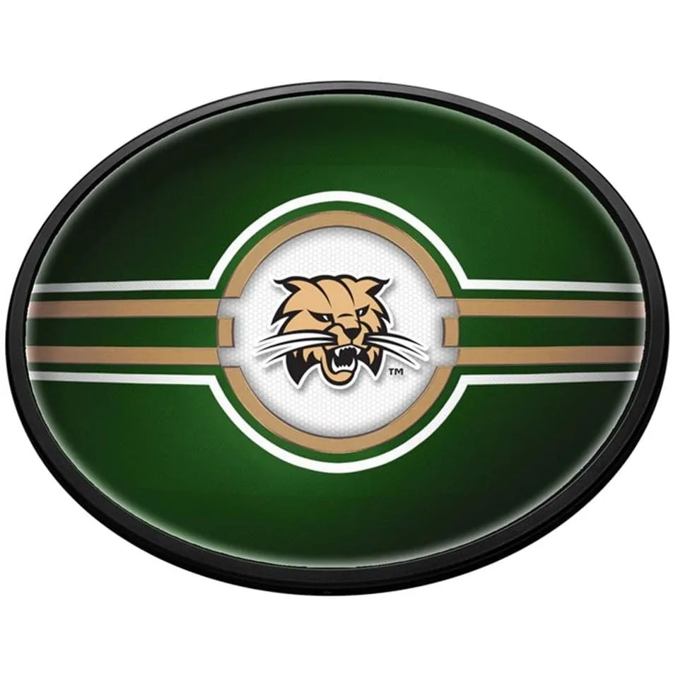 Ohio University Bobcats: Oval Slimline Lighted Wall Sign