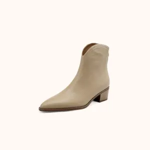 Oliver & Gracie | Simple Solid Ankle Boots