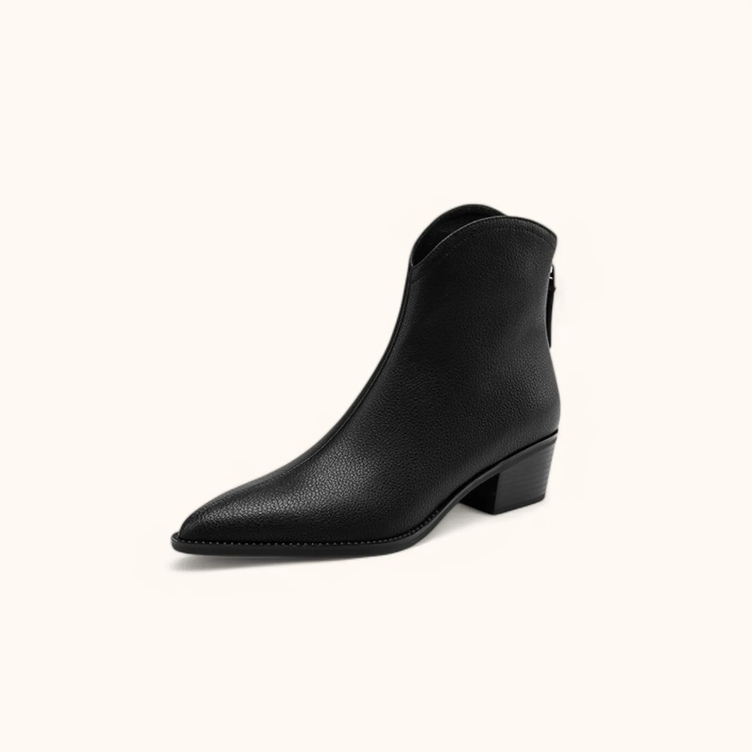 Oliver & Gracie | Simple Solid Ankle Boots