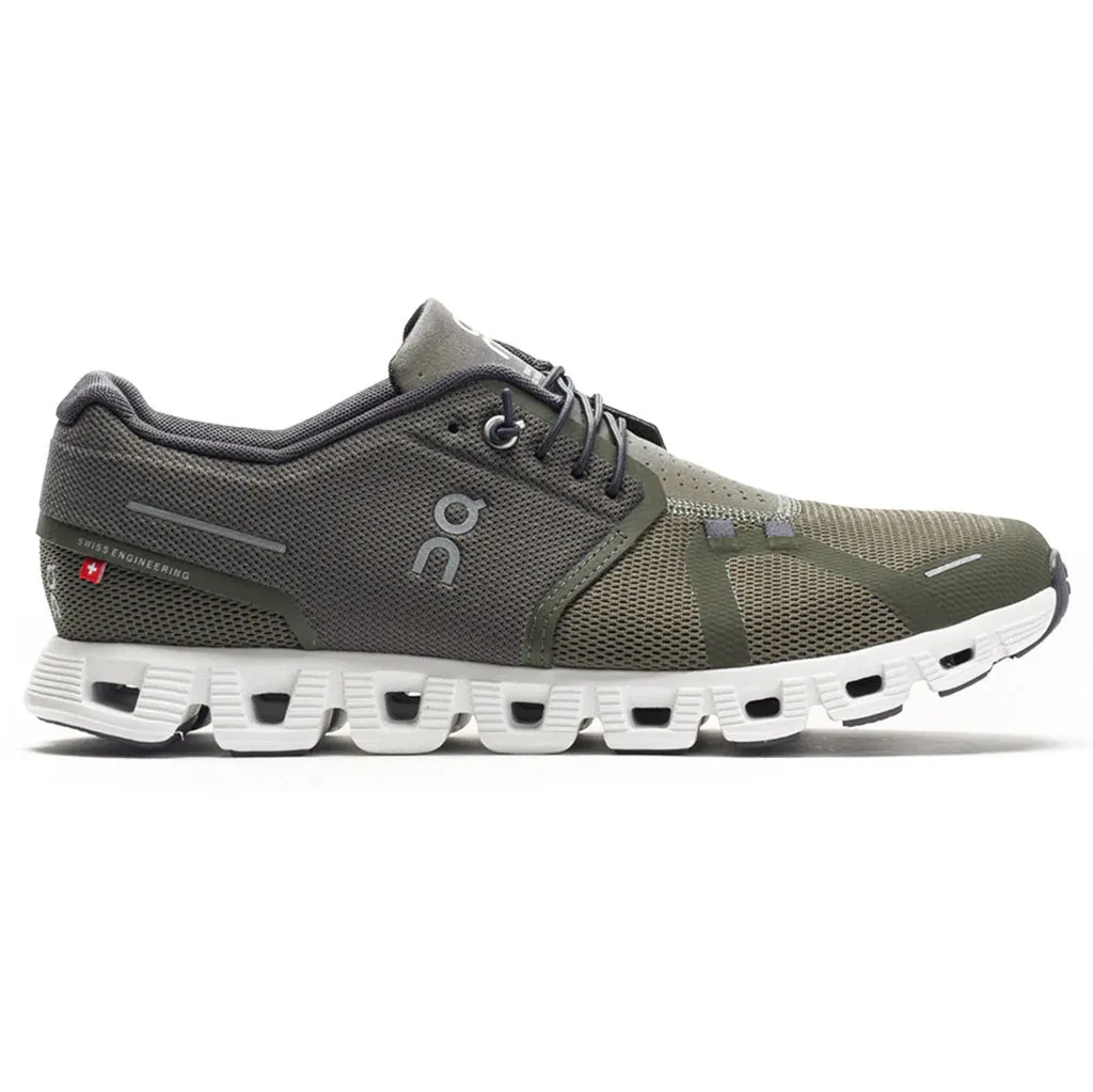 On Cloud 5 Textile Men's Running ShoesTrainers - Olive White