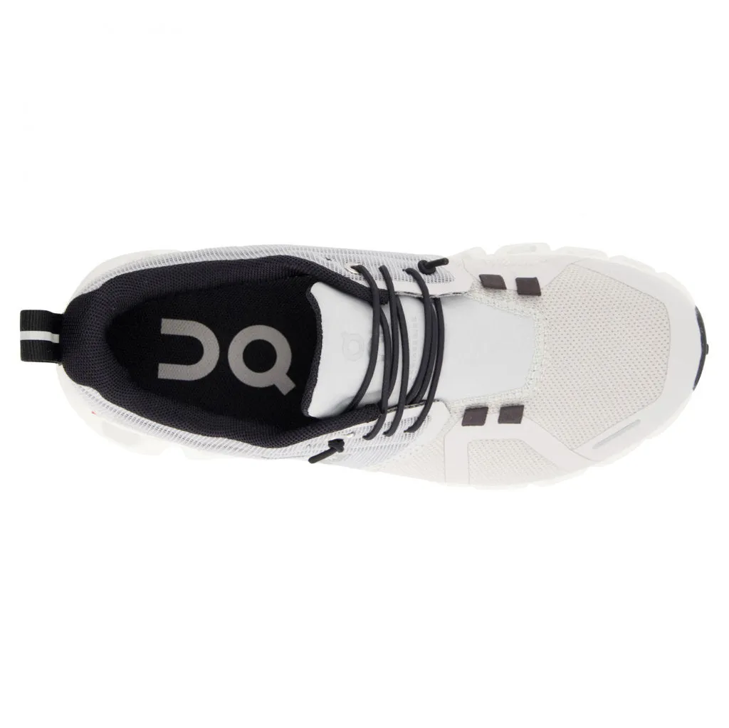 On Cloud 5 Waterproof Textile Women's Running ShoesTrainers - Glacier White