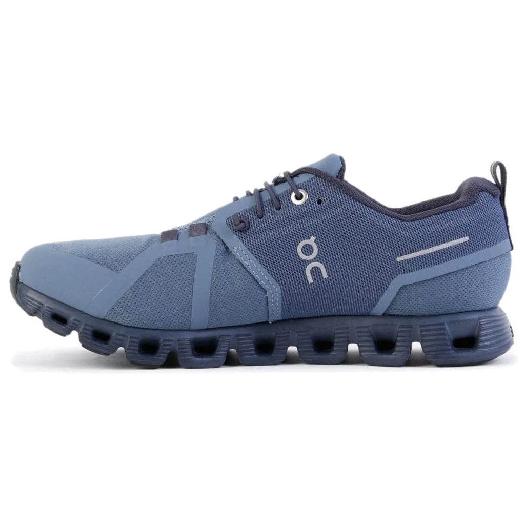 On Cloud 5 Waterproof Textile Women's Running ShoesTrainers - Metal Navy