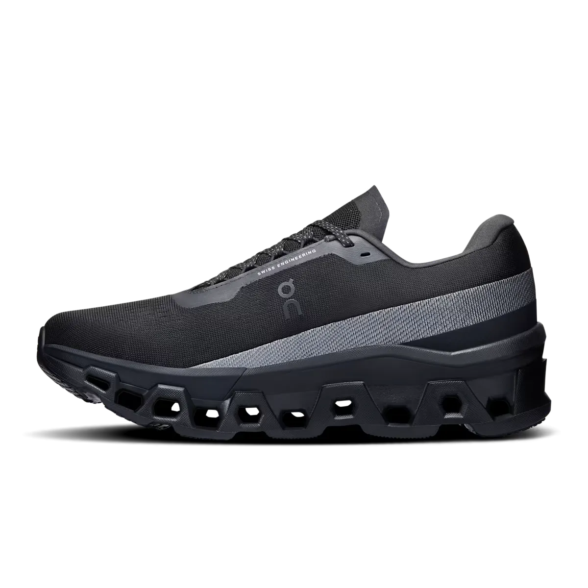 ON Cloudmonster 2 Mens Running Shoes - Black