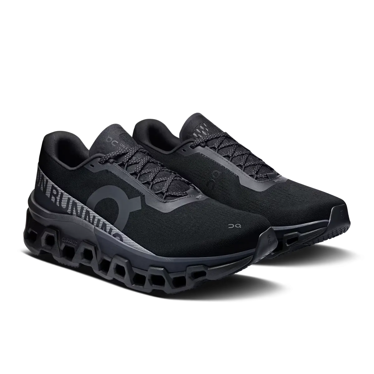ON Cloudmonster 2 Mens Running Shoes - Black