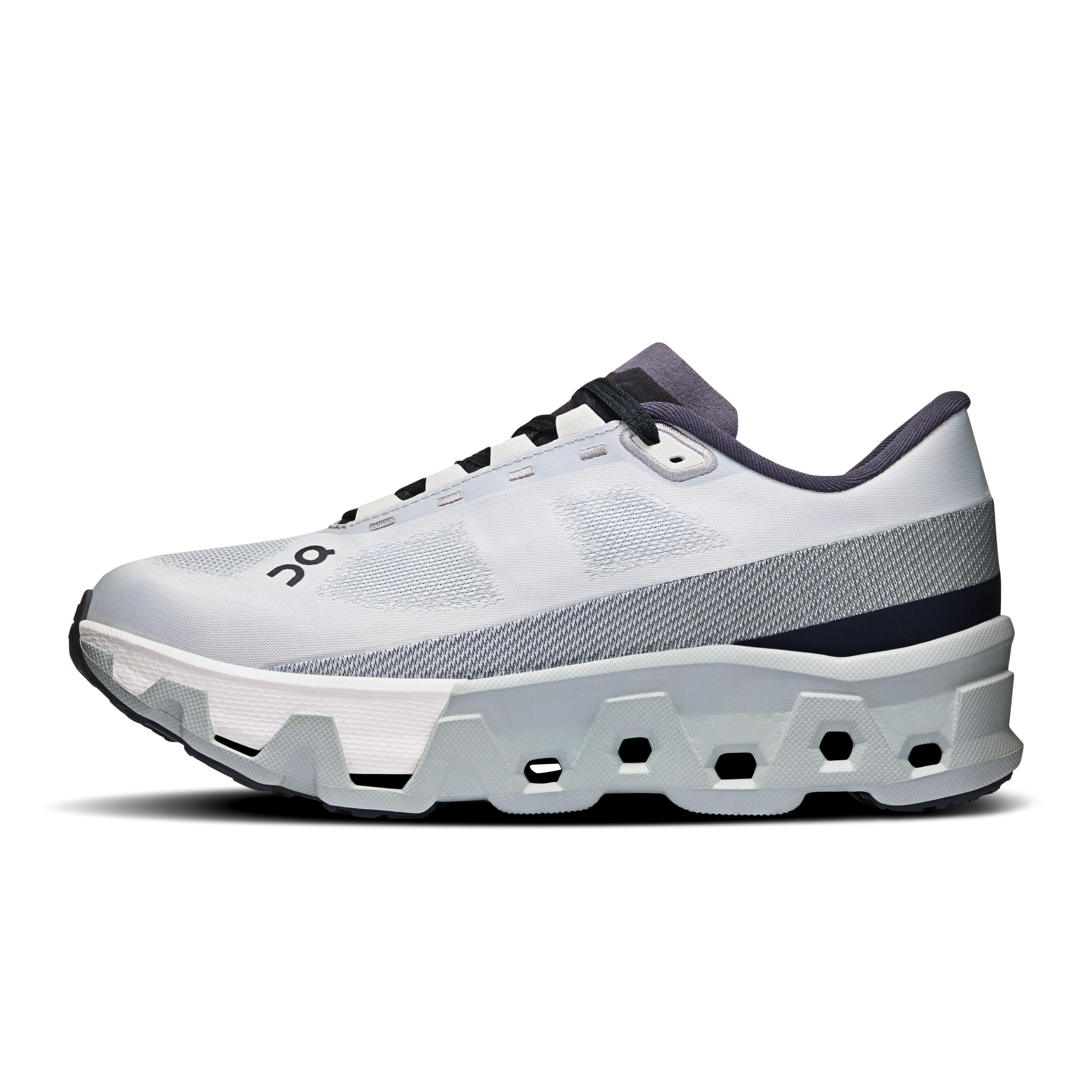 On Women's Cloudmonster Hyper Running Shoes Glacier / Ivory