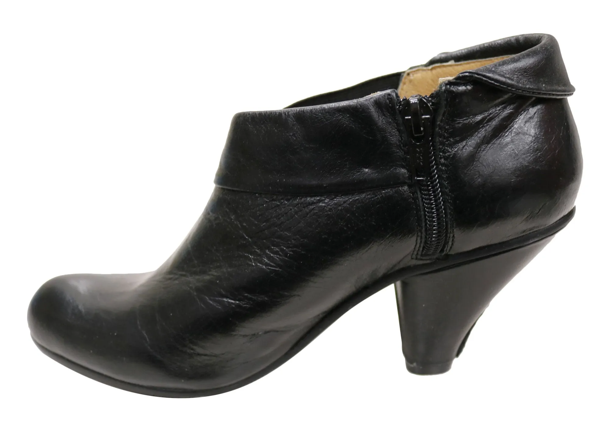 Orizonte Elise Womens Comfortable Leather Fashion Heels