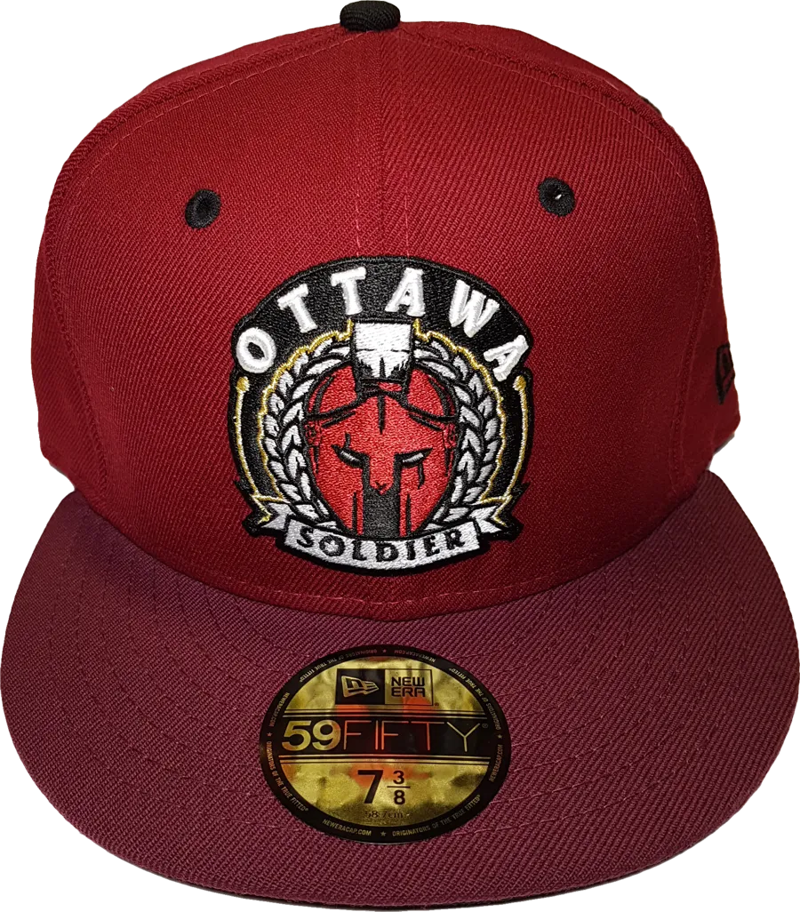 Ottawa Soldier New Era Fitted Cardinal Red
