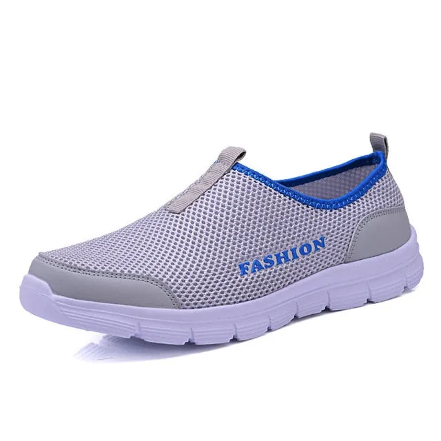 OZERSK Brand Breathable Men Running Shoes Men's Jogging Mesh Summer Mesh Sneaker Casual Slip-on Sandals Shoes Free Shipping